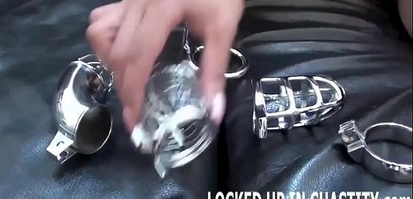  Your cock belongs in this chastity device